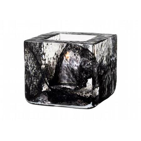 KOSTA BODA Brick Votive - Black 7061030